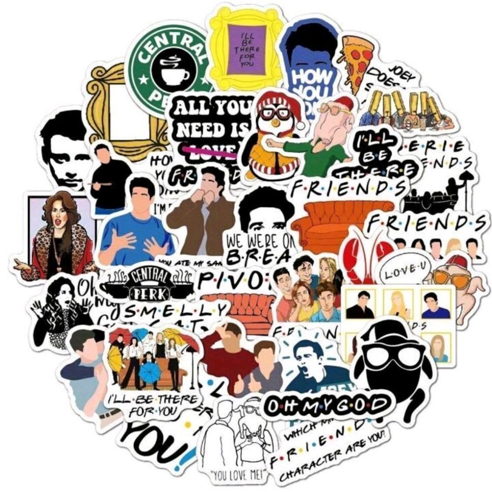 F.R.I.E.N.D.S. Show Assorted Stickers - Picture 5 of 7